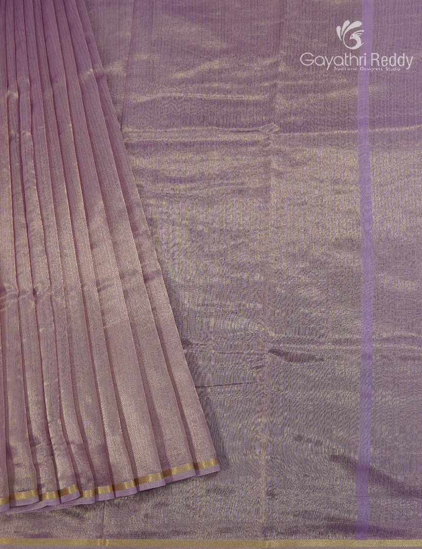 Pure Tissue Saree in Lilac