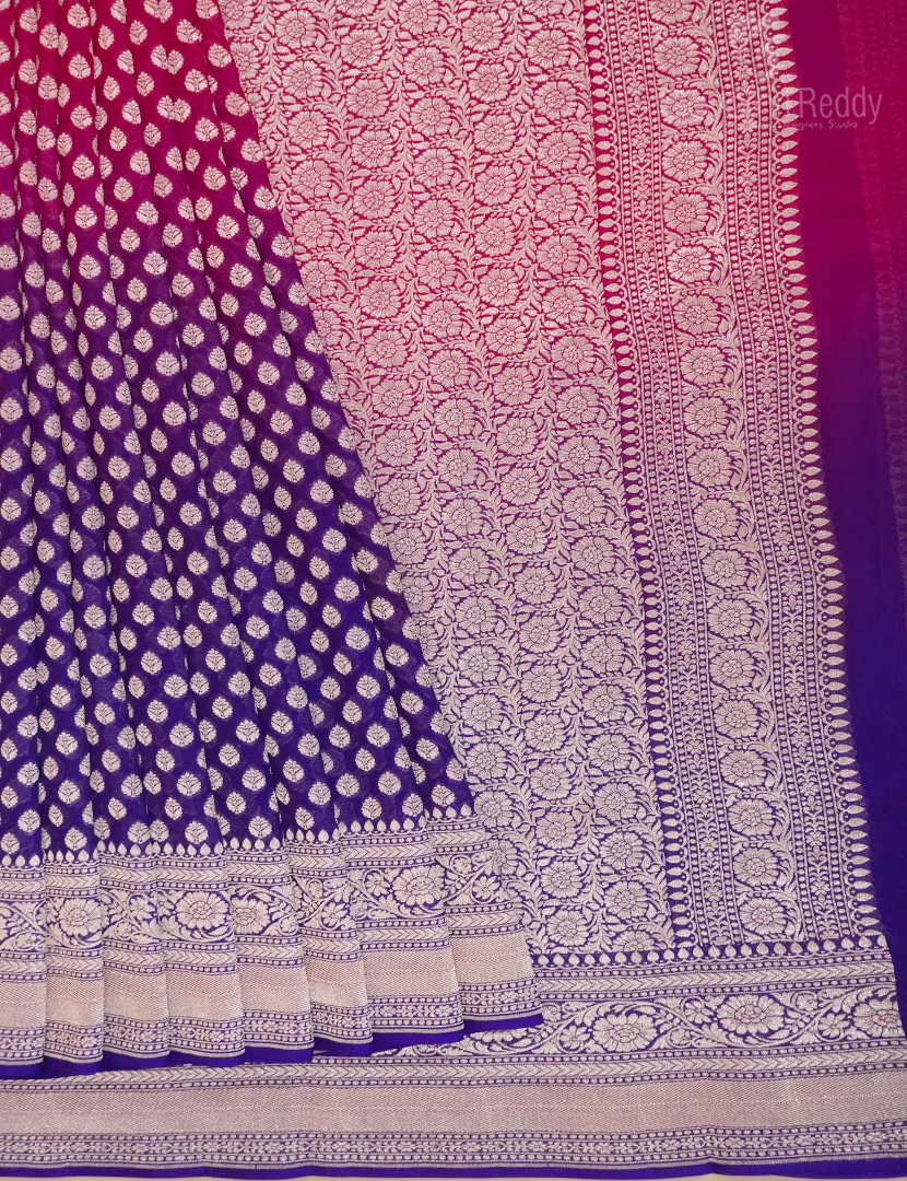 PURE BANARAS GEORGETTE KADDI-BG618