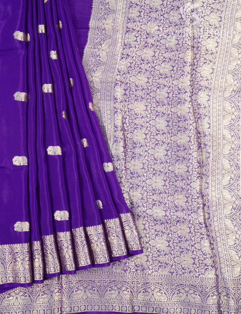 BANARAS CHIFFON SAREE-BCH1