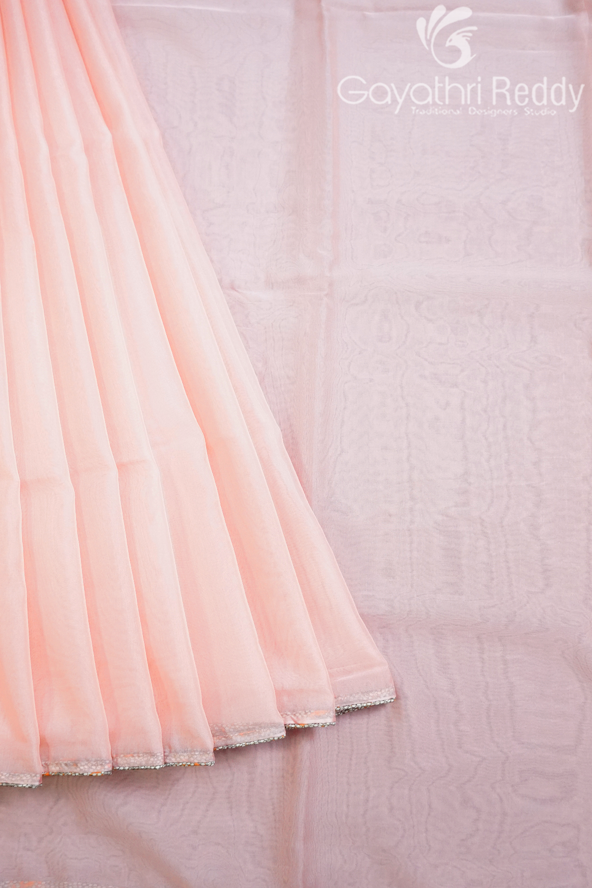 FANCY ORGANZA SAREE -FO1013