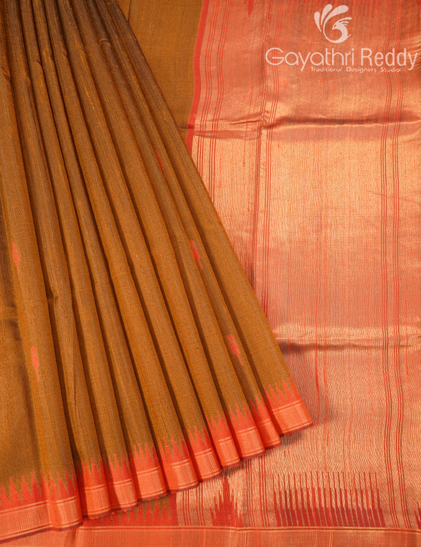 PURE KHADI PATTU SAREE-KHP1428