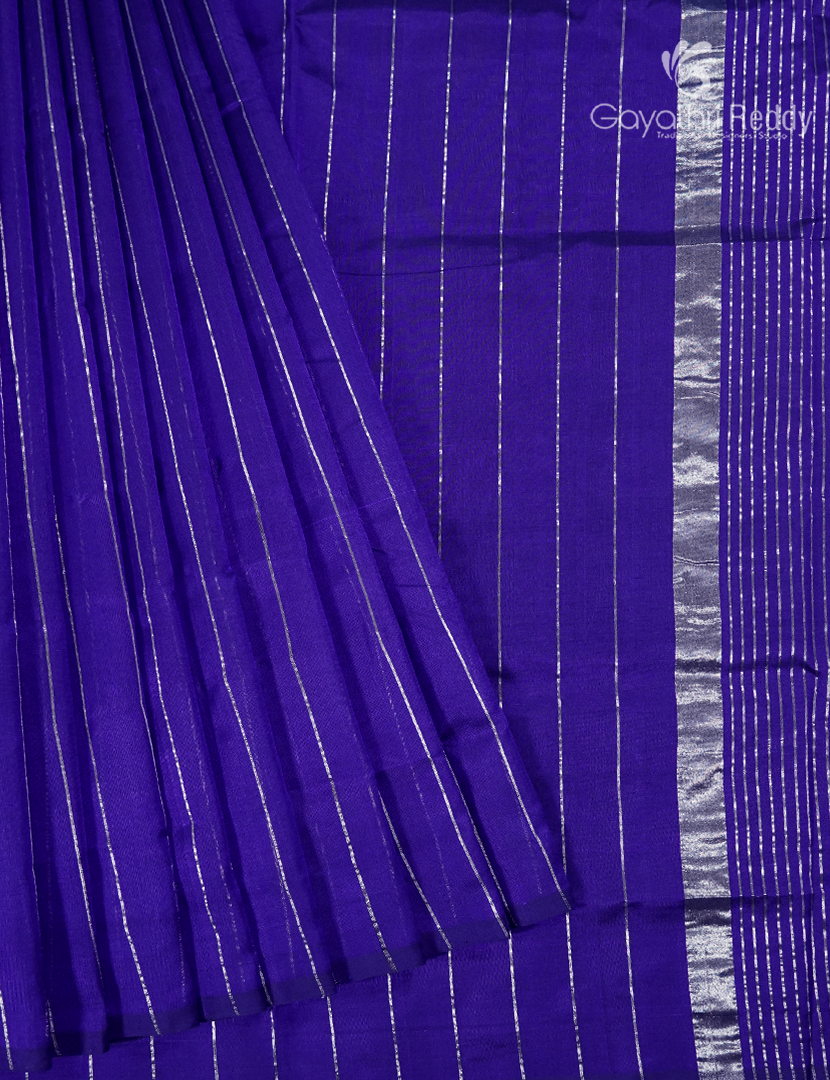 Pure Arani Sico Saree in Deep Blue