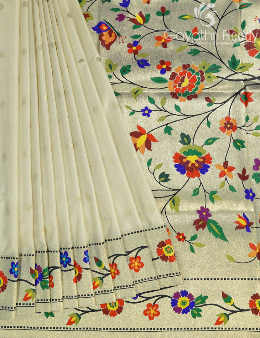 SEMI PAITHANI SAREE-SPS55
