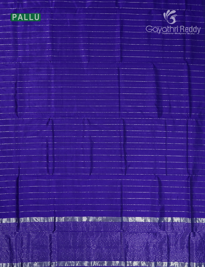 Pure Arani Sico Saree in Deep Blue