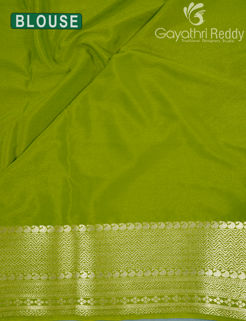 SEMI MYSORE CREPE SAREE-SMC397