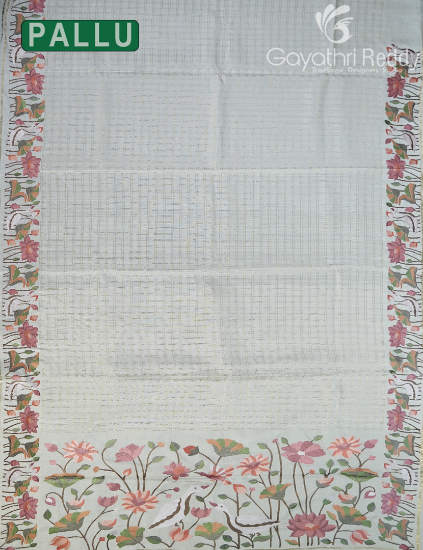 KHADI SILK WORK SAREE-KSW42