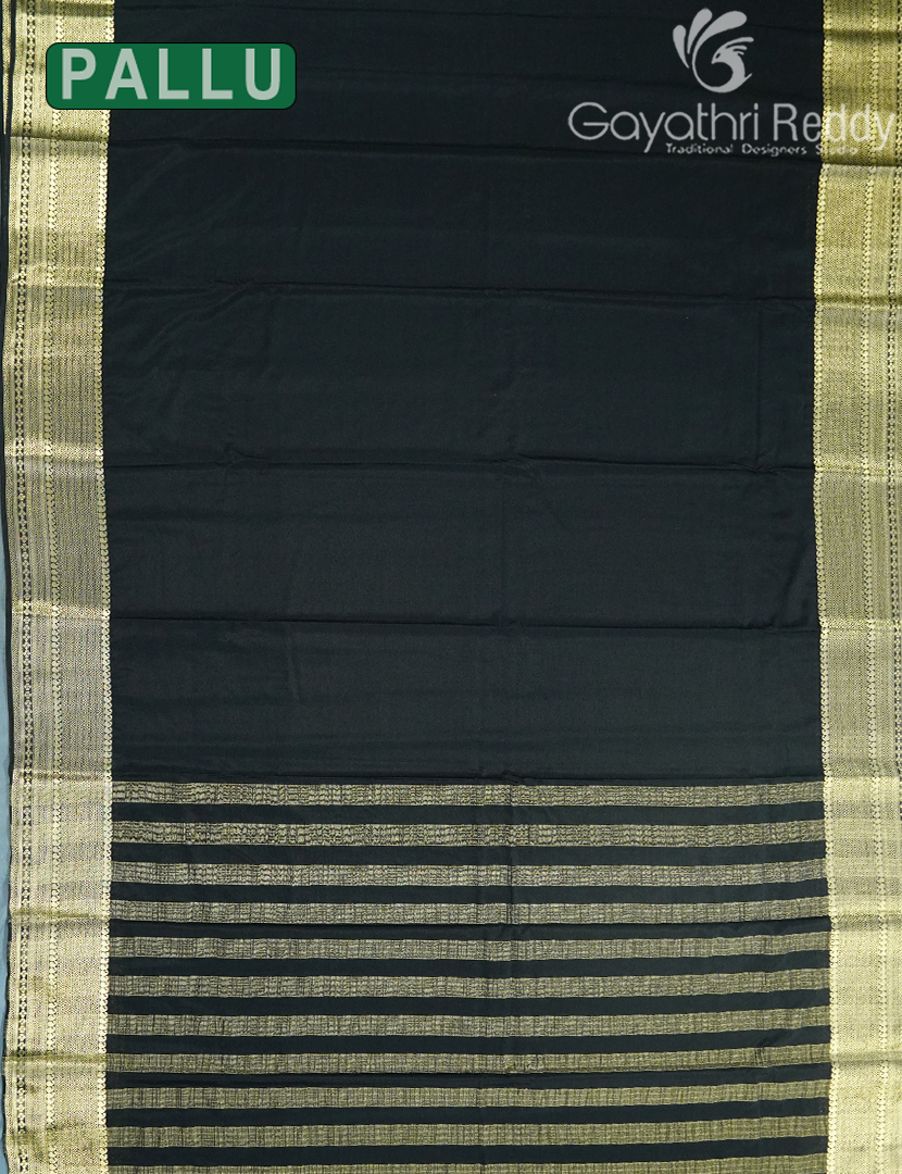 SEMI MYSORE CRAPE SAREE-SMC398