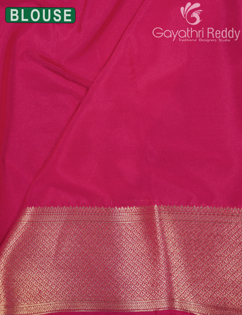 SEMI MYSORE CREPE SAREE-SMC410