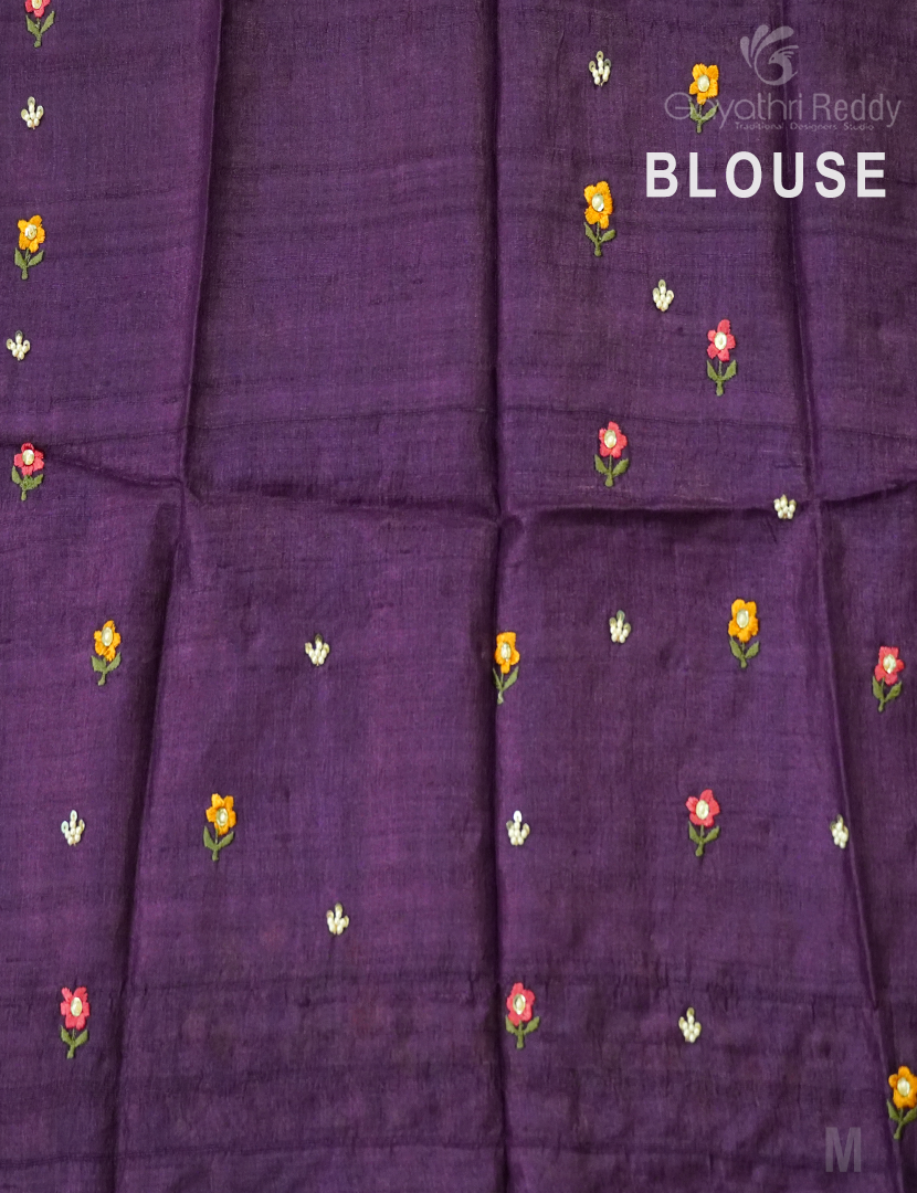 PURE DESI TUSSAR HANDWORK-TS1353