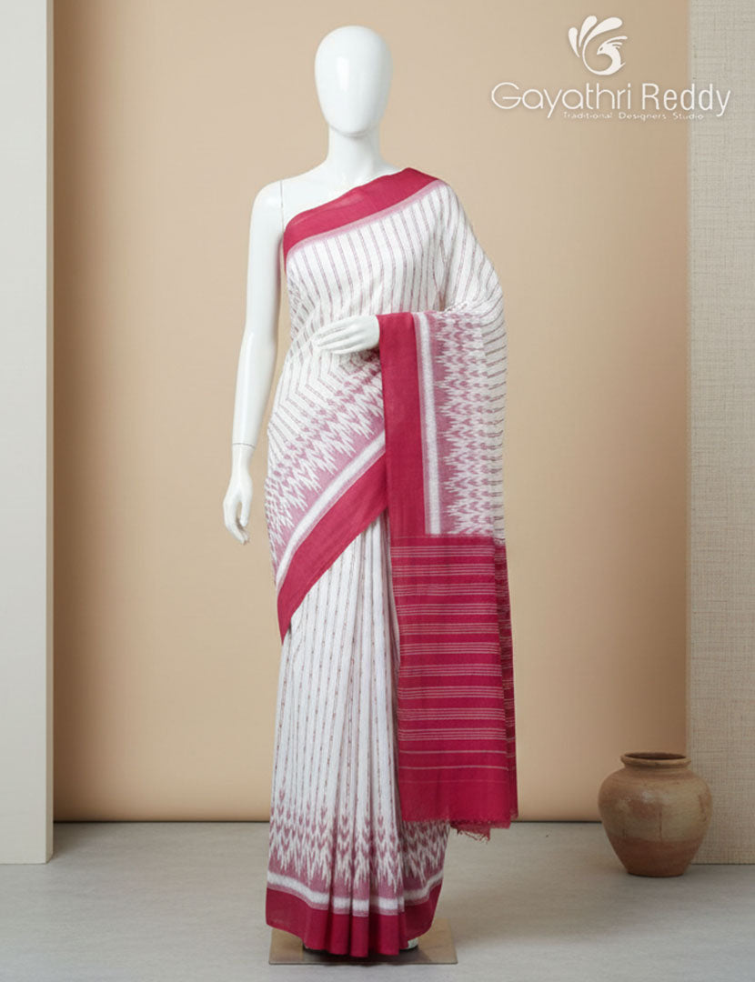 PURE IKKAT COTTON (H.L) SAREE-IKC1072