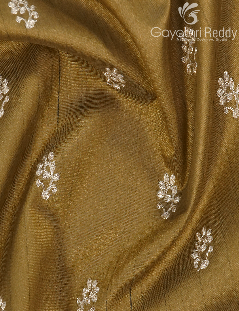 TUSSAR PITTA WORK SAREE-TPW8