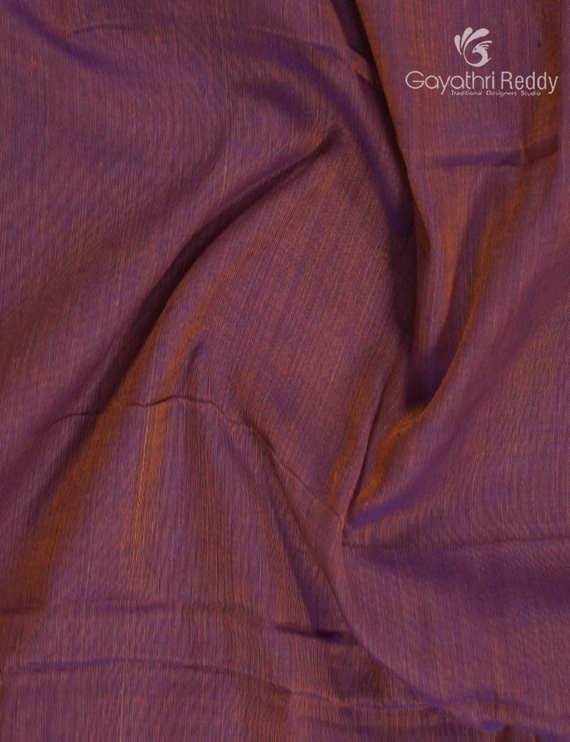 Pure Narayanpet Cotton Saree in Deep Onion Pink