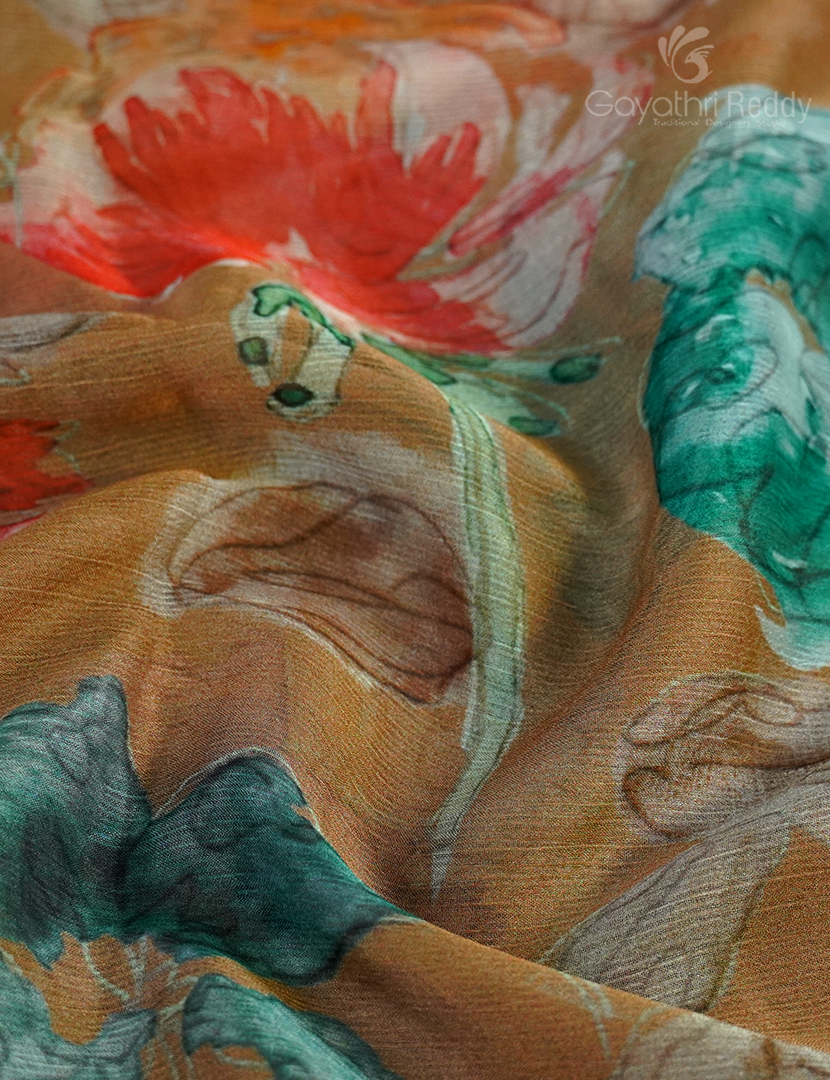 CHIFFON SAREE-SH668