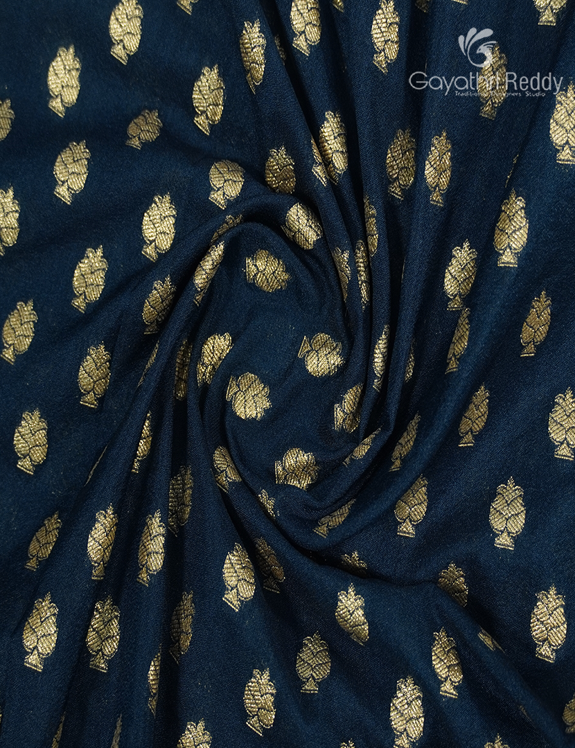 Banaras Georgette Saree in Navy Blue