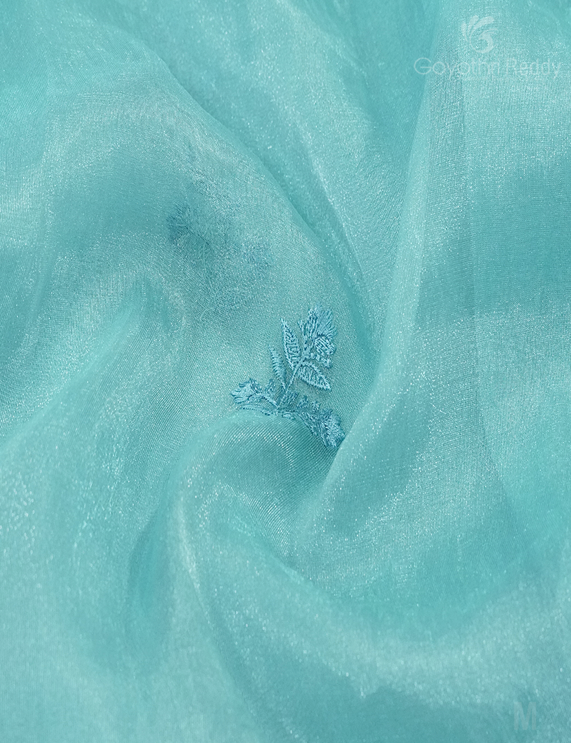 GLASS ORGANZA HANDWORK SAREE-FO716