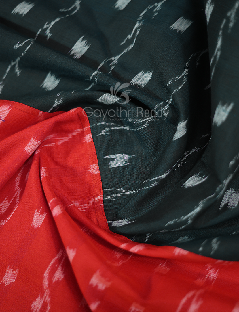 PURE IKKAT PATLI PALLU-IKC588