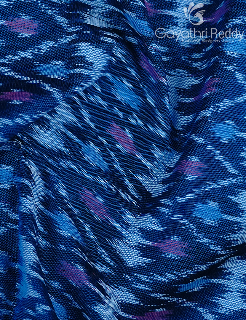 PURE IKKAT COTTON SAREE-IKC1085