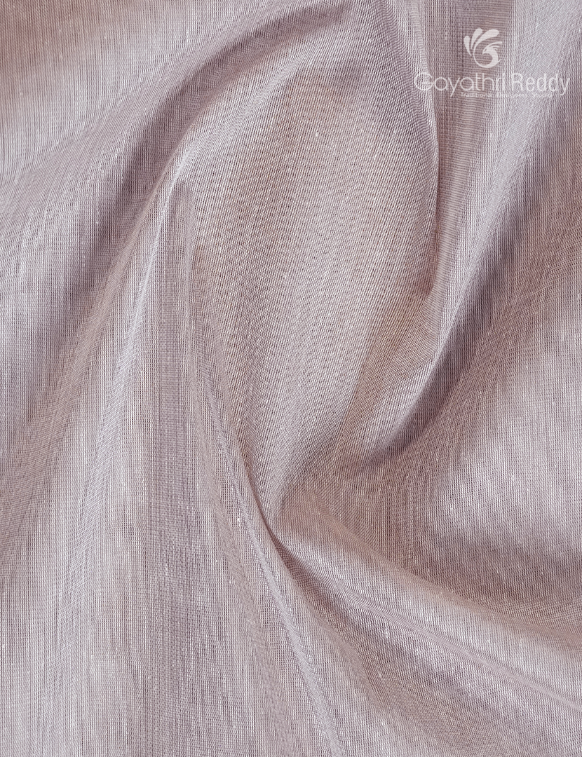 Pure Handloom Cotton Saree in Baby Pink