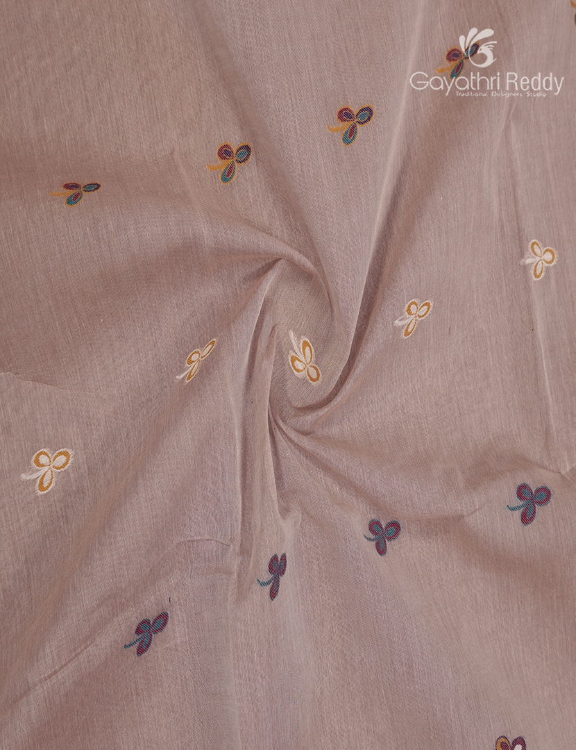 Jamdani Cotton Saree in Beige