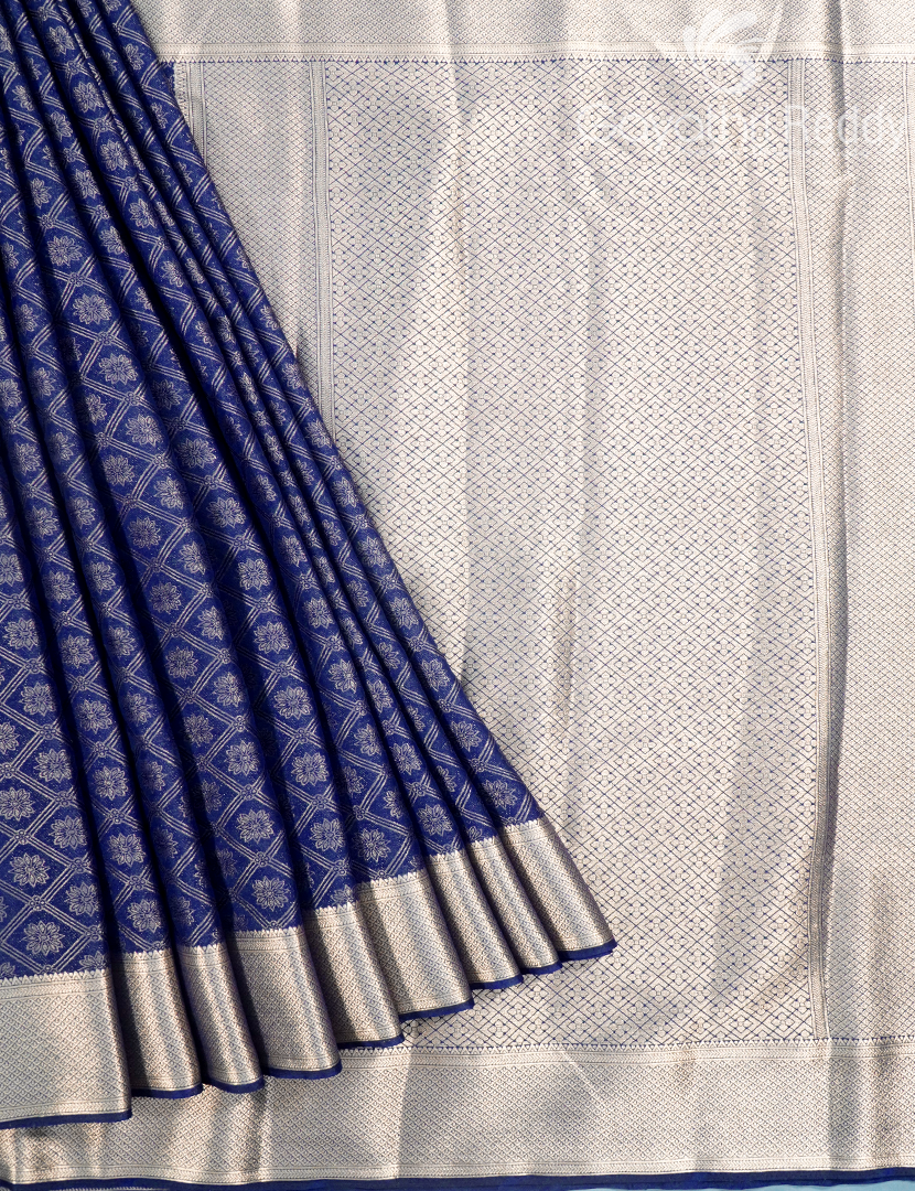 SEMI MYSORE CRAPE SAREE-SMC411