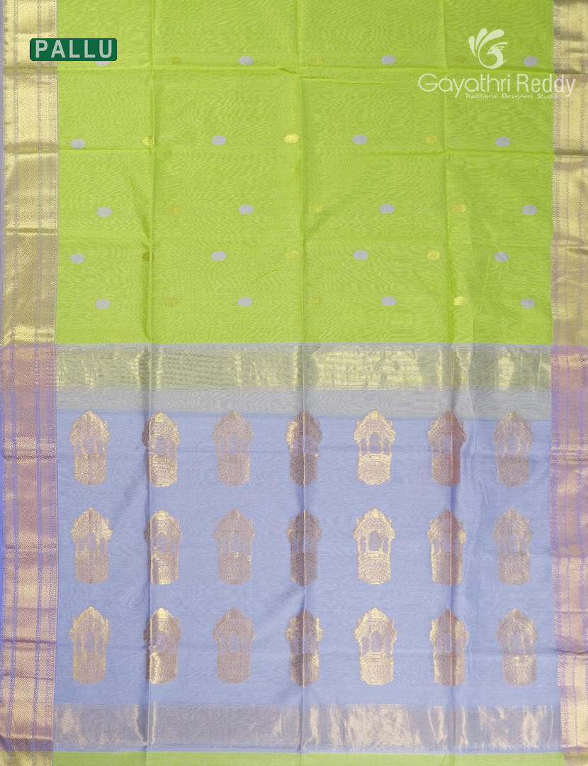 PURE CHANDERI BUTTA SAREES -CPS1219