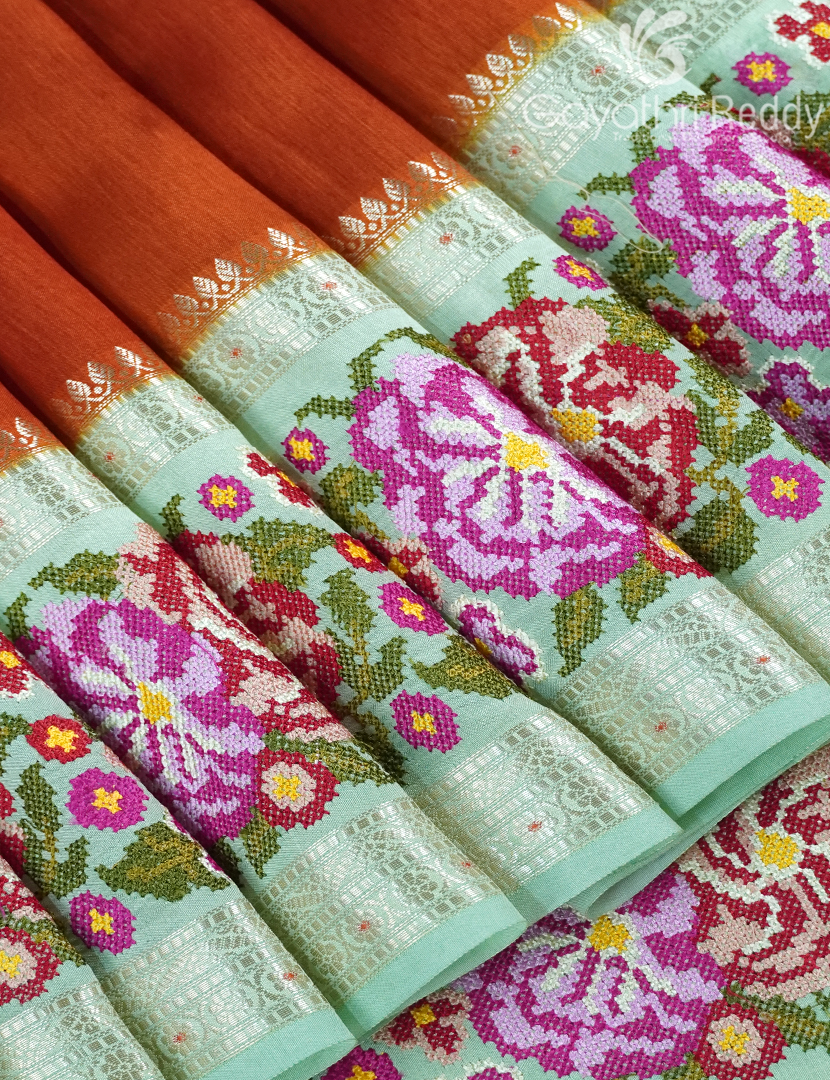 CHINIYA SILK SAREE-CS574