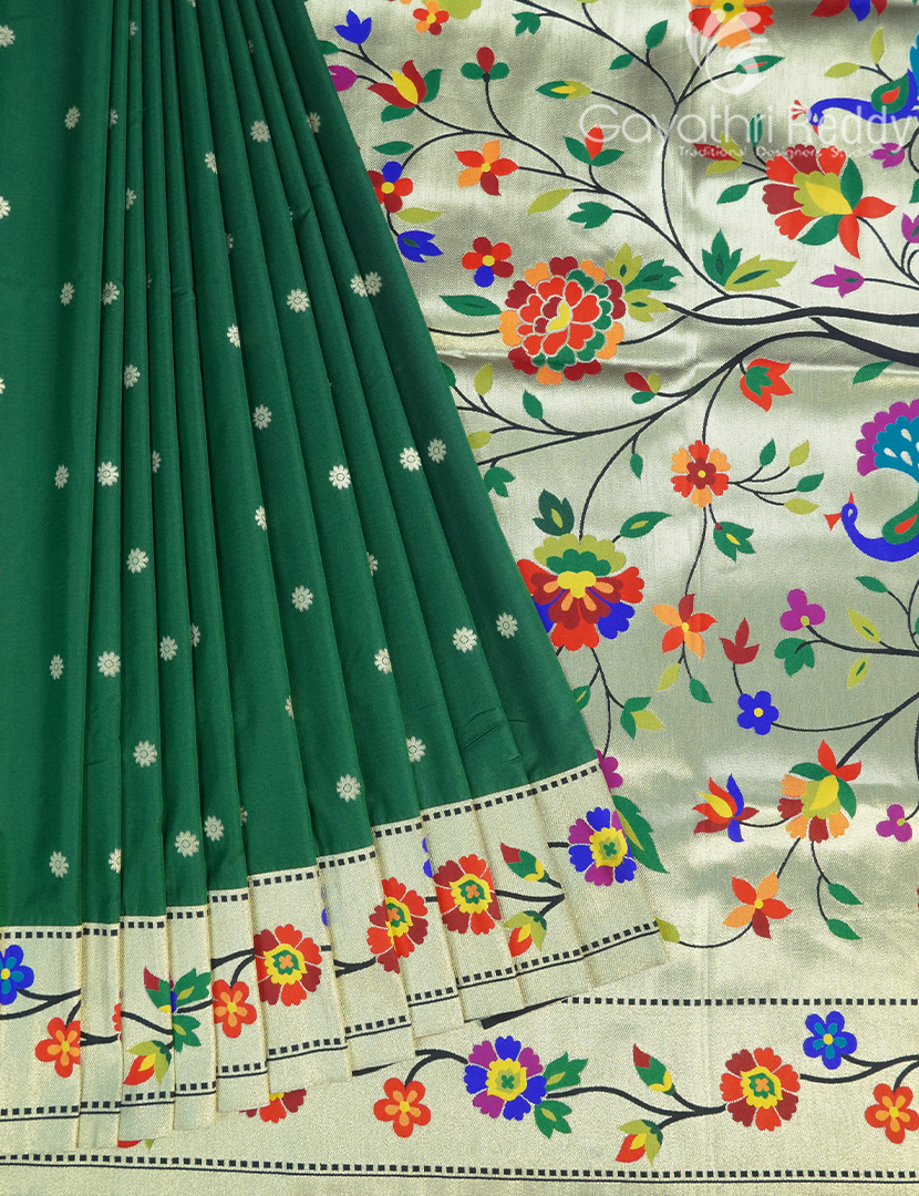SEMI PAITHANI SAREE-SPS58