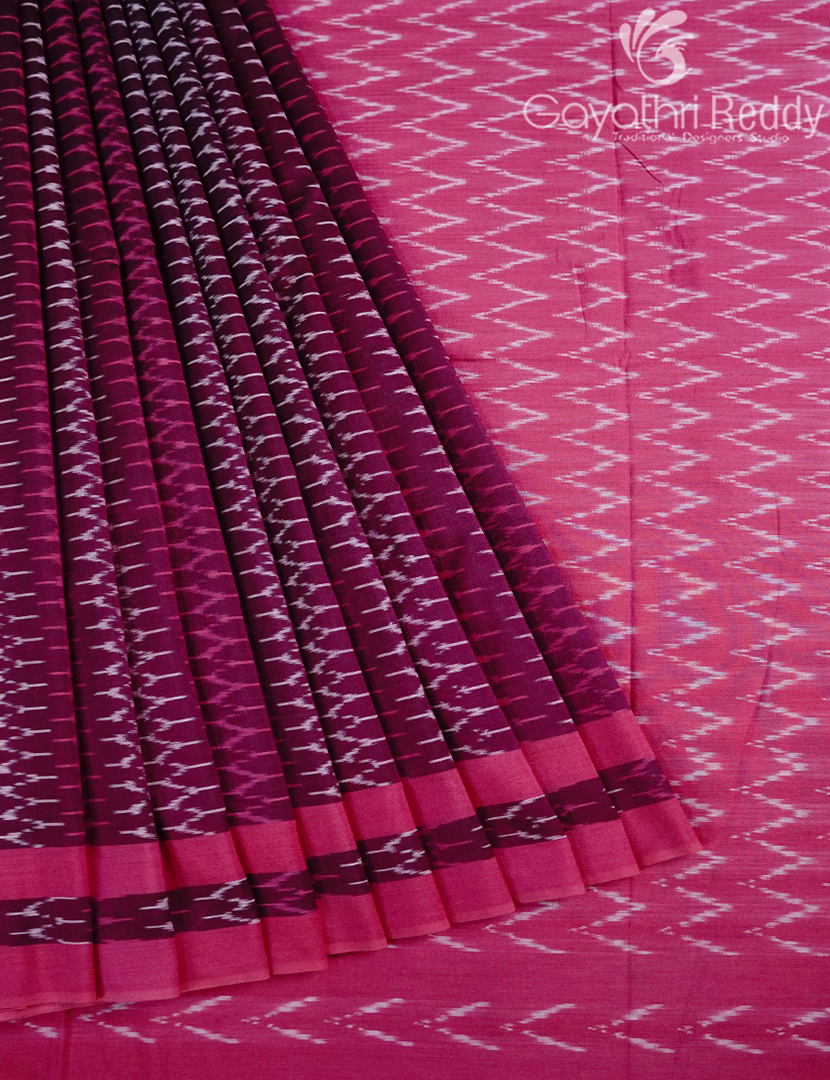 PURE IKKAT COTTON SAREE-IKC1087