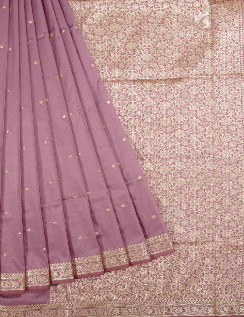 Semi Katan Silk Saree in Mauve