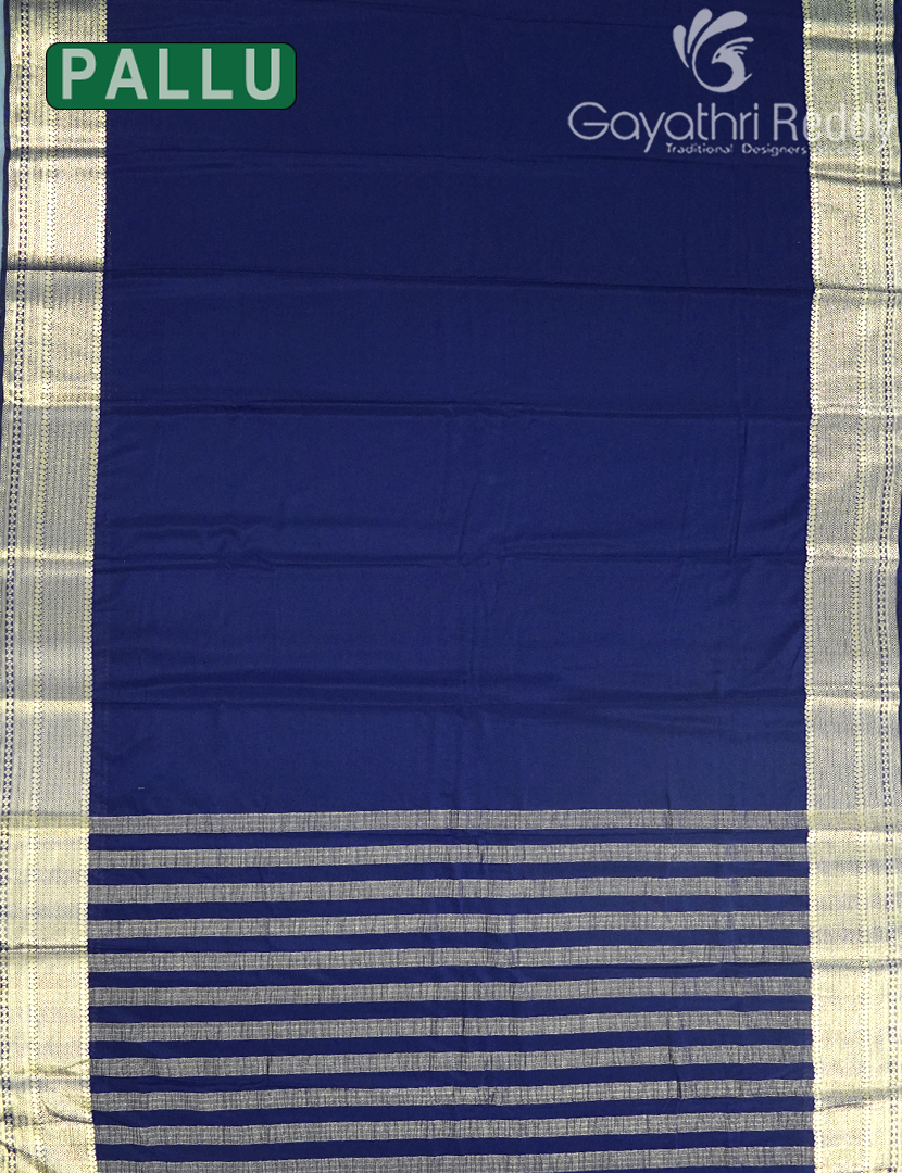 SEMI MYSORE CRAPE SAREE-SMC400