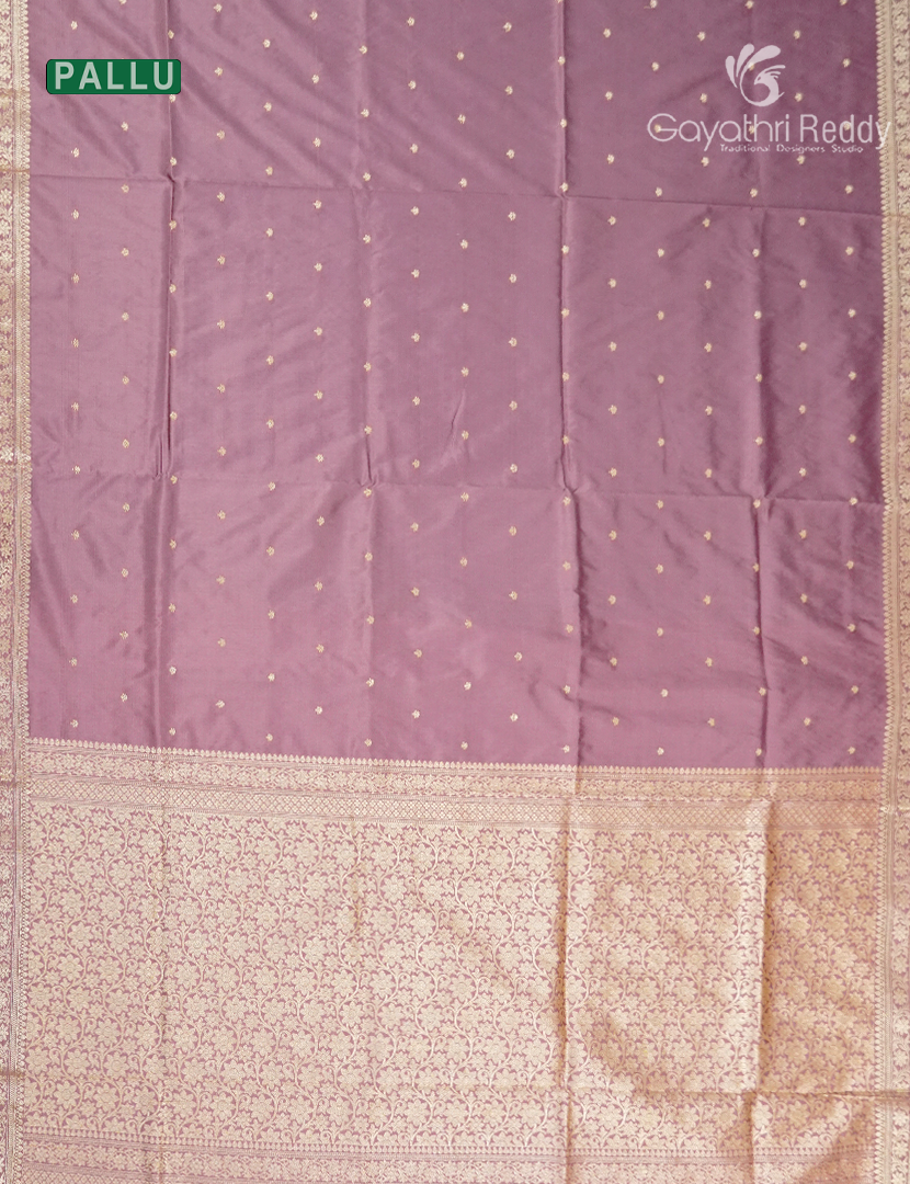 Semi Katan Silk Saree in Mauve