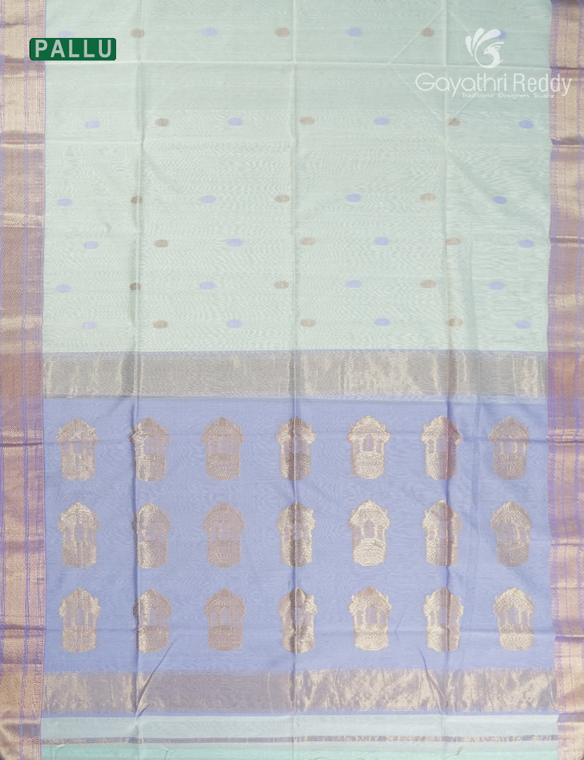 PURE CHANDERI BUTTA SAREES -CPS1220
