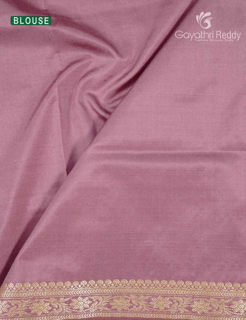 Semi Katan Silk Saree in Mauve