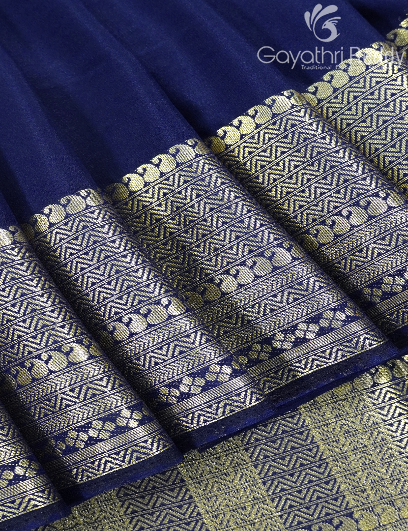 SEMI MYSORE CREPE SAREE-SMC400