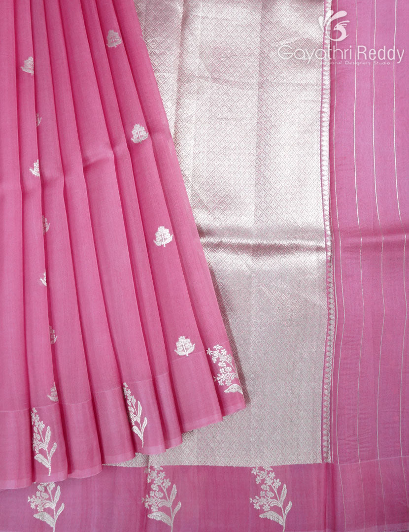 PURE BANARAS KORA SILK-BKS137