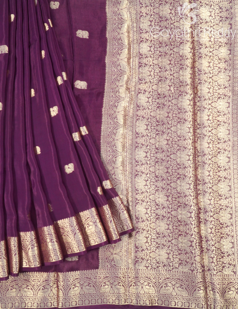 BANARAS CHIFFON SAREE-BCH5