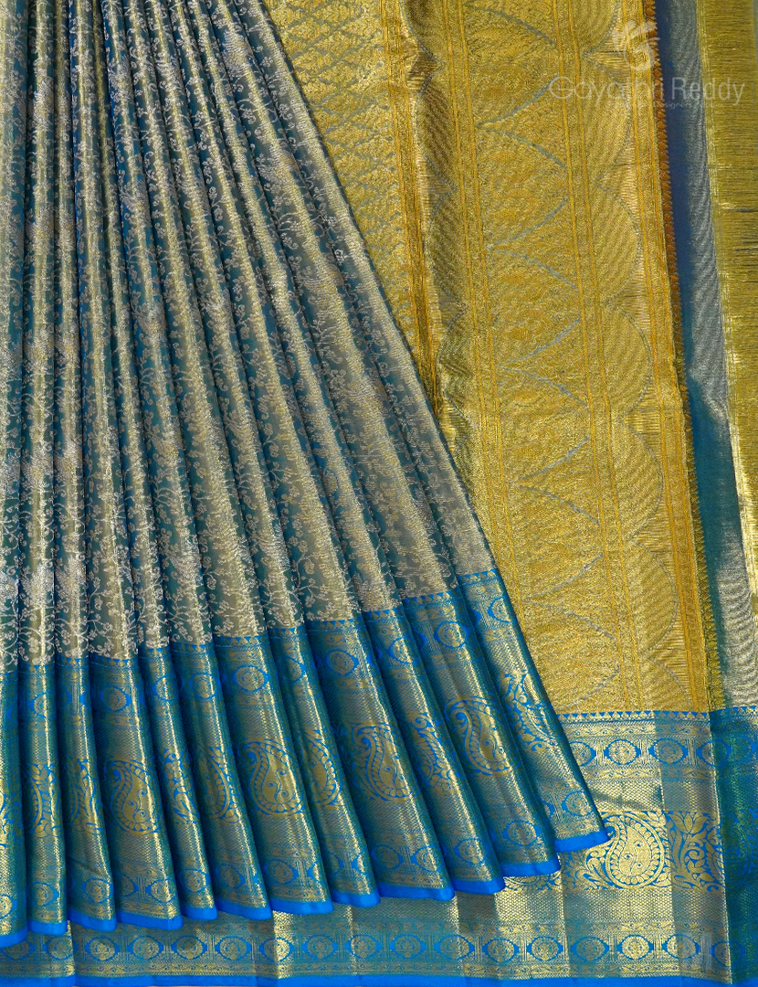 PURE KANCHI TISSUE SAREE-KP7275