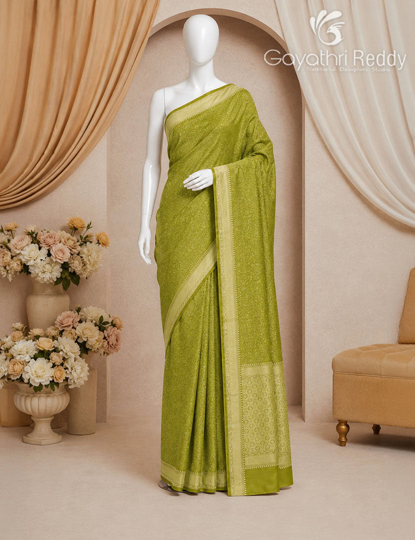 MYSORE CREPE BROCADE SAREE-MCB22