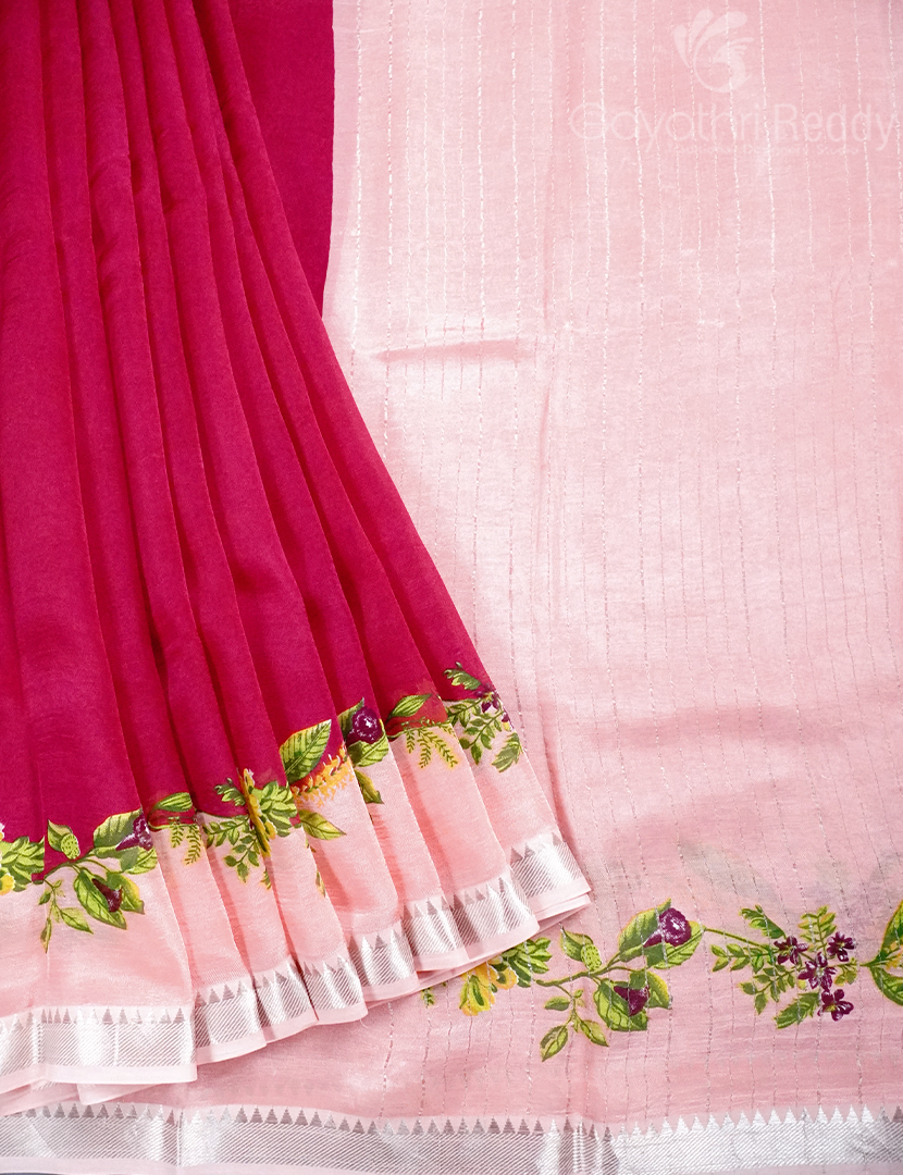 MANGALGIRI PATTU PRINTED SAREE-MGP1113