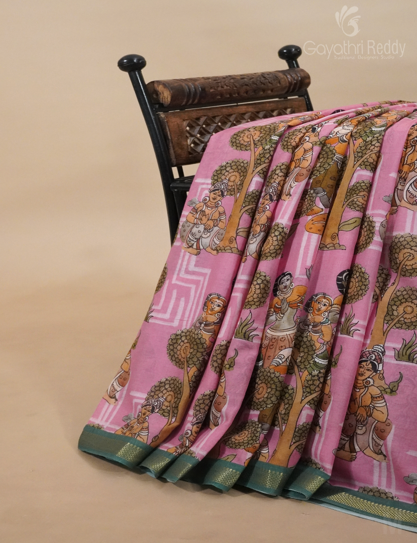 COTTON PRINT SAREE-C668