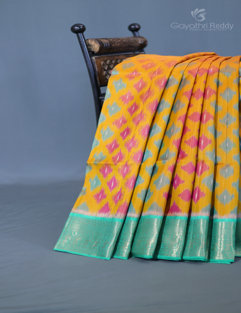 PURE KANCHI IKKAT PATTU-IP527