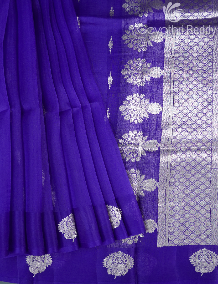 PURE BANARAS KORA SILK-BKS114