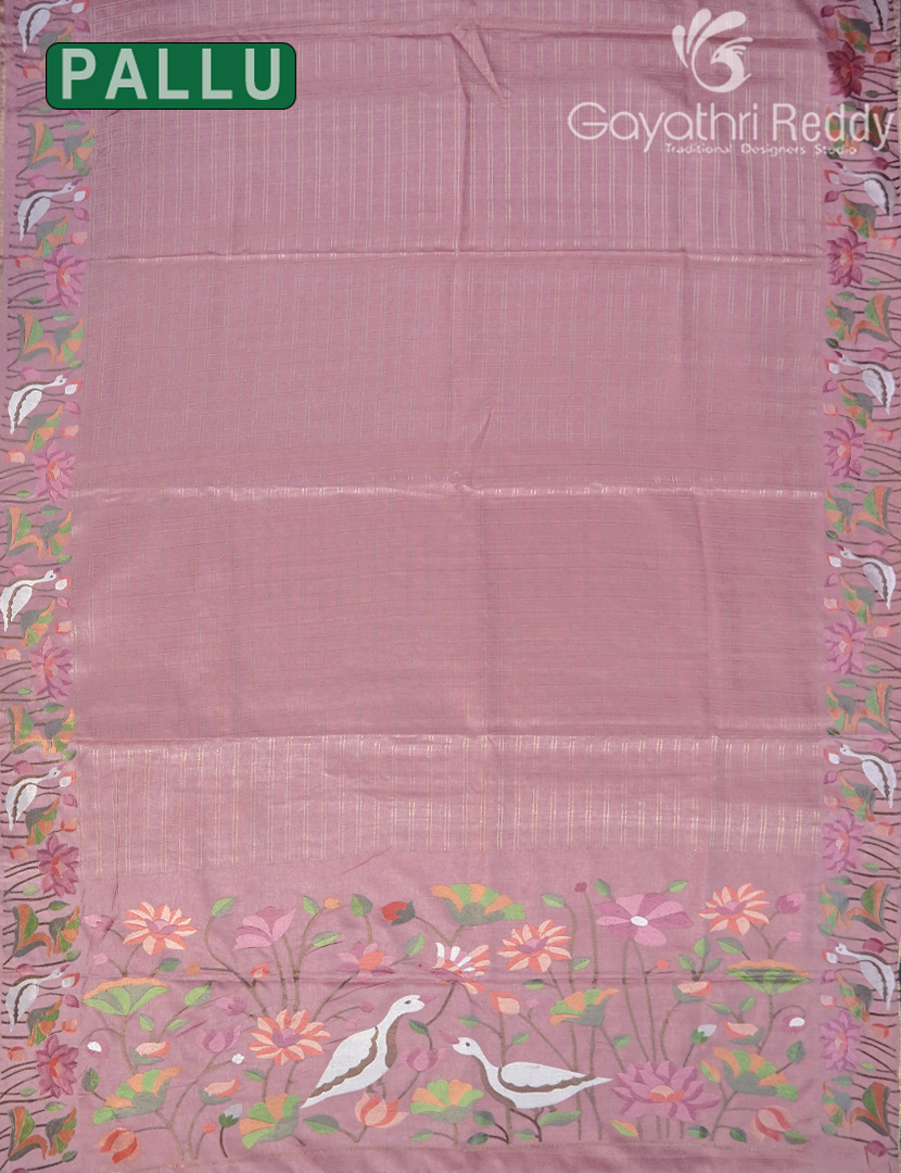 KHADI SILK WORK SAREE-KSW45