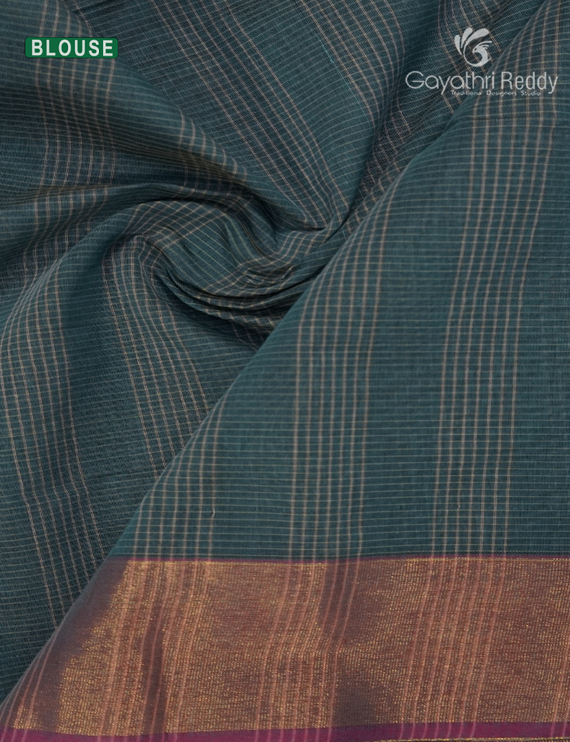Semi Ikat Sico Saree in Grey