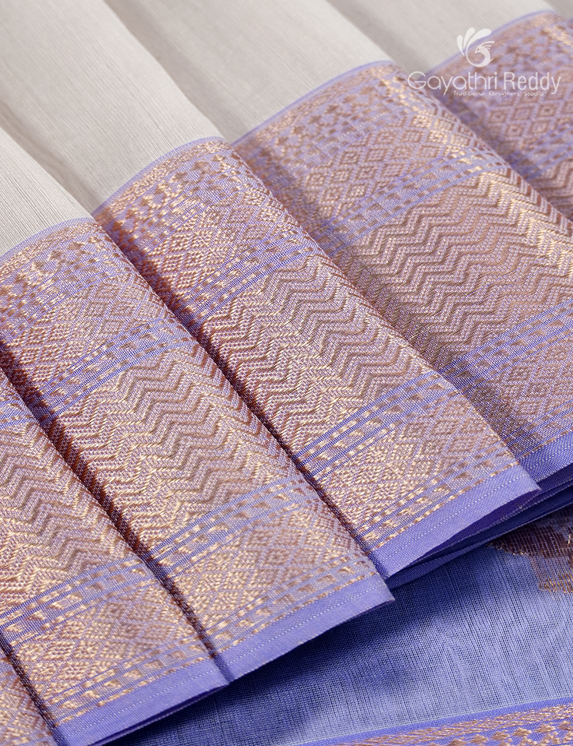 PURE CHANDERI BUTTA SAREES -CPS1221