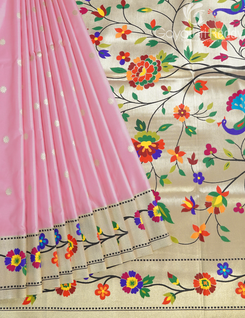 SEMI PAITHANI SAREE-SPS60