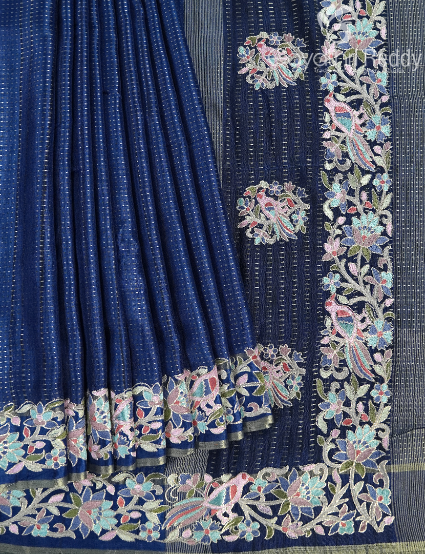 KHADI SILK WORK SAREE-KSW46