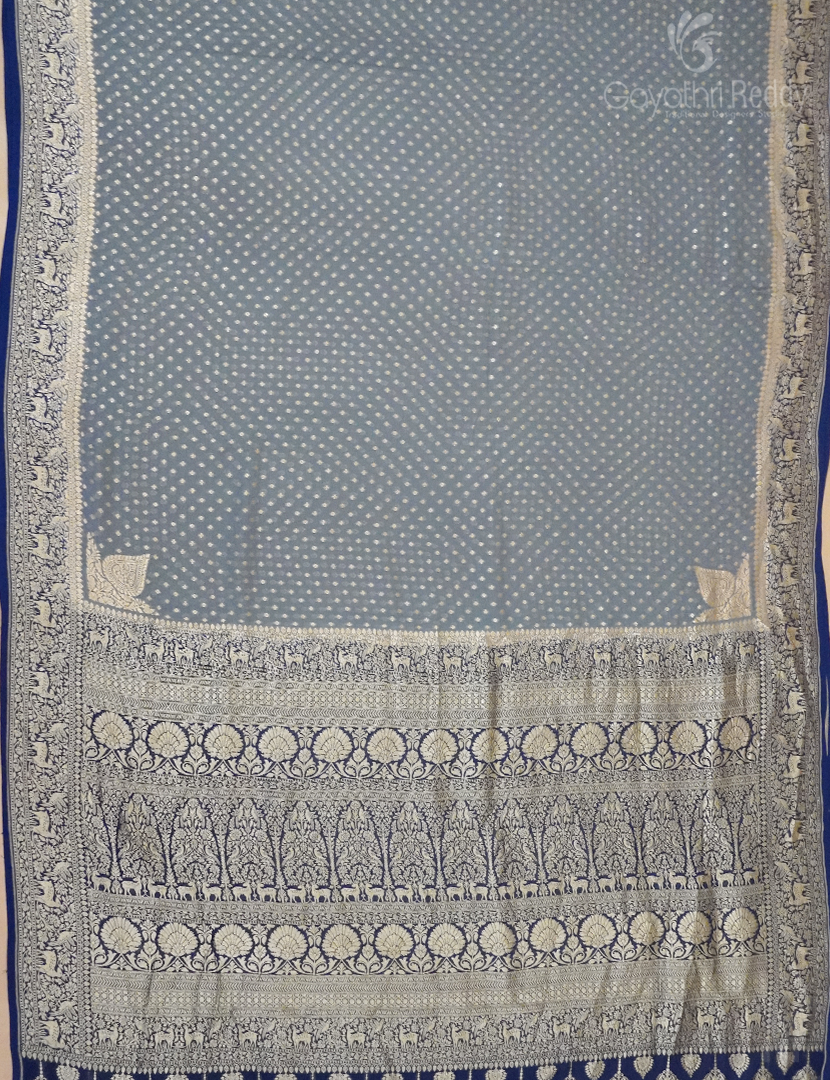 PURE BANARAS GEORGETTE KADDI-BG622