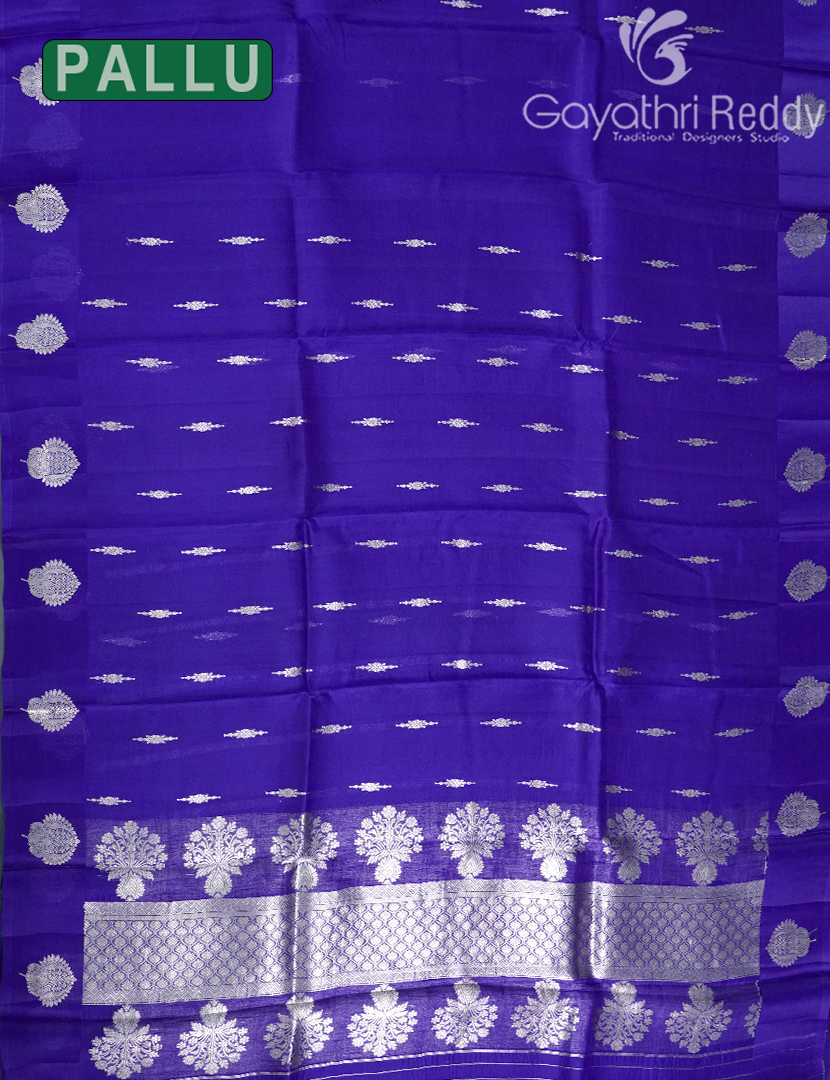 PURE BANARAS KORA SILK-BKS114