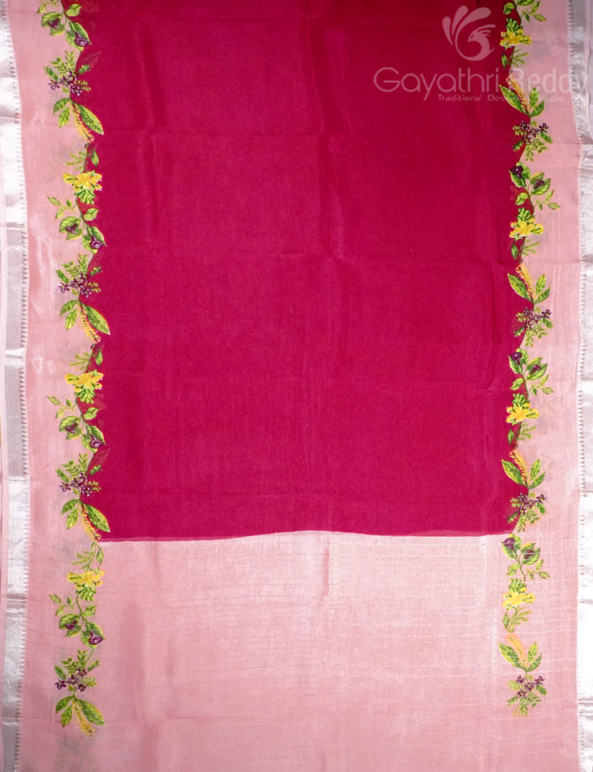 MANGALGIRI PATTU PRINTED SAREE-MGP1113